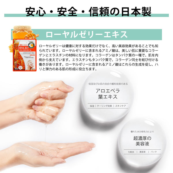 MITOMO /Cleansing /スキンケア美容フェイスマスクシートセット <日本製＞　/全4種12パック究極のスキンケア体験 / 保湿と乾燥の予防 / 肌を柔らかく滑らかに / アロエベラエキス【TKMT00006-06-012】